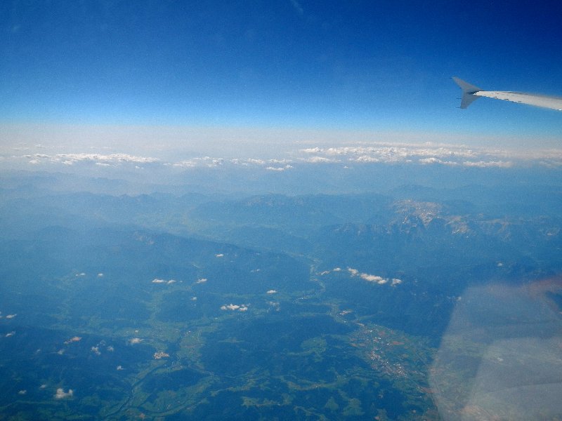 Austrian mountains just East of Salzburg