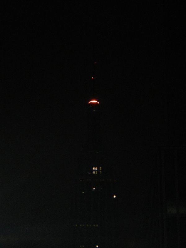 Empire State Building switched off? I see that the very first time in my life.