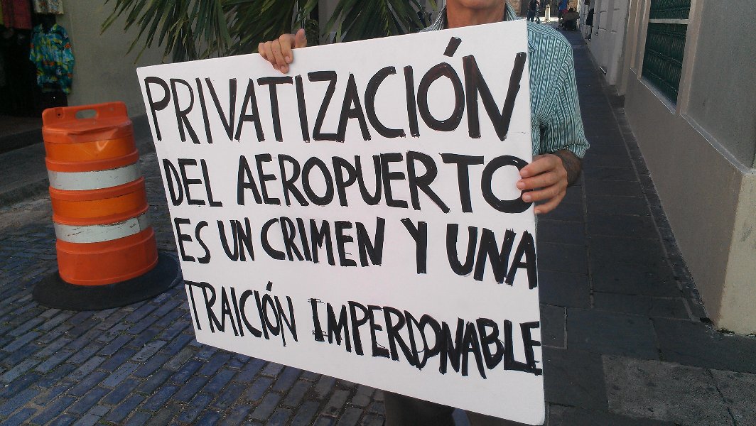 Privatization of the airport is a crime and an unforgivable betrayal