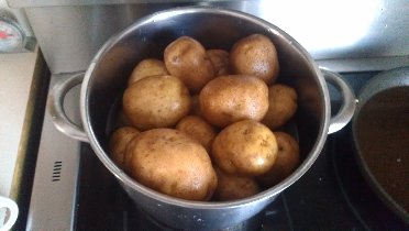 I cooked potatoes for salad and let them cool (December 2012) I cooked potatoes for salad and let them cool (December 2012)