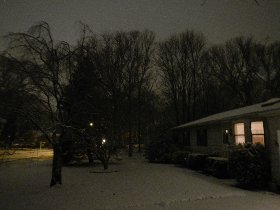 We got snow - the first real snow this season (January 2013) We got snow - the first real snow this season (January 2013)