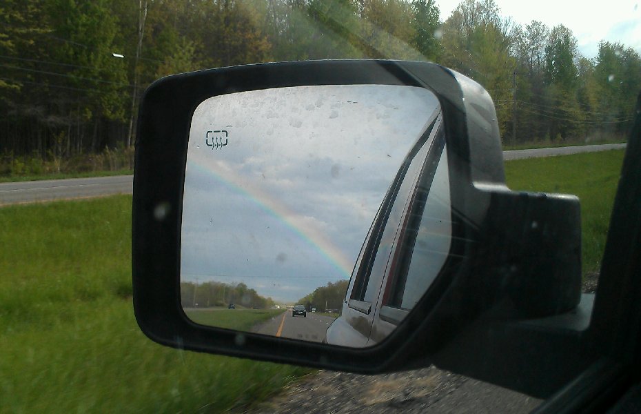 Rainbow after the storm - already in Ohio