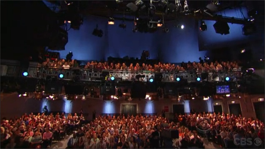 There I am, among the audience, on the balcony, at right (May 2013)