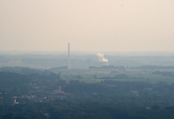 Zolling Power Plant producing electricity from biomass (some 8 miles afar)