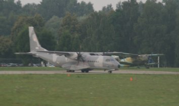 Polish Air Force airplanes at the Krakow Airport - C-295 and an old biplane An-2 (July 2013) Polish Air Force airplanes at the Krakow Airport - C-295 and an old biplane An-2 (July 2013)
