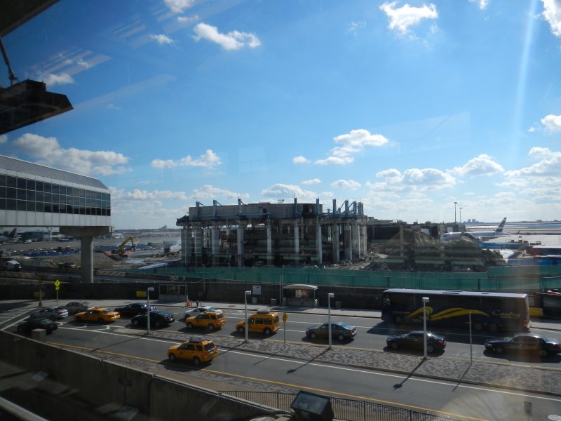 At JFK, they dismount the old Terminal 3 building