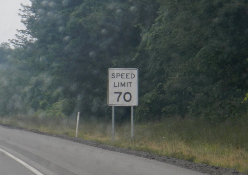 There is the higher speed limit in Ohio