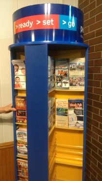 A brochure offering Slovak goods at a highway rest area in PA (July 2013) A brochure offering Slovak goods at a highway rest area in PA (July 2013)