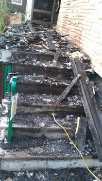 Tomáš's house after the blaze (September 2013) Tomáš's house after the blaze (September 2013)