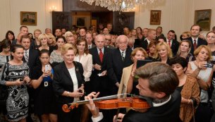 Reception with President of Slovakia Mr. Ivan Gašparovič (September 2013) Reception with President of Slovakia Mr. Ivan Gašparovič (September 2013)