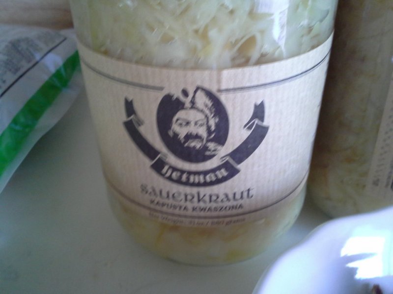 Polish sauerkraut from a Russian store in Brooklyn