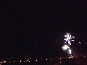 Fireworks in Banská Bystrica (December 2013) Fireworks in Banská Bystrica (December 2013)