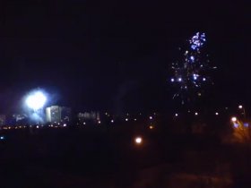 Fireworks in Banská Bystrica (December 2013) Fireworks in Banská Bystrica (December 2013)