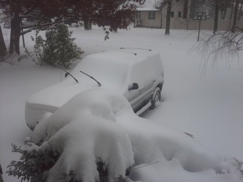 A view from living room - Cesar's car