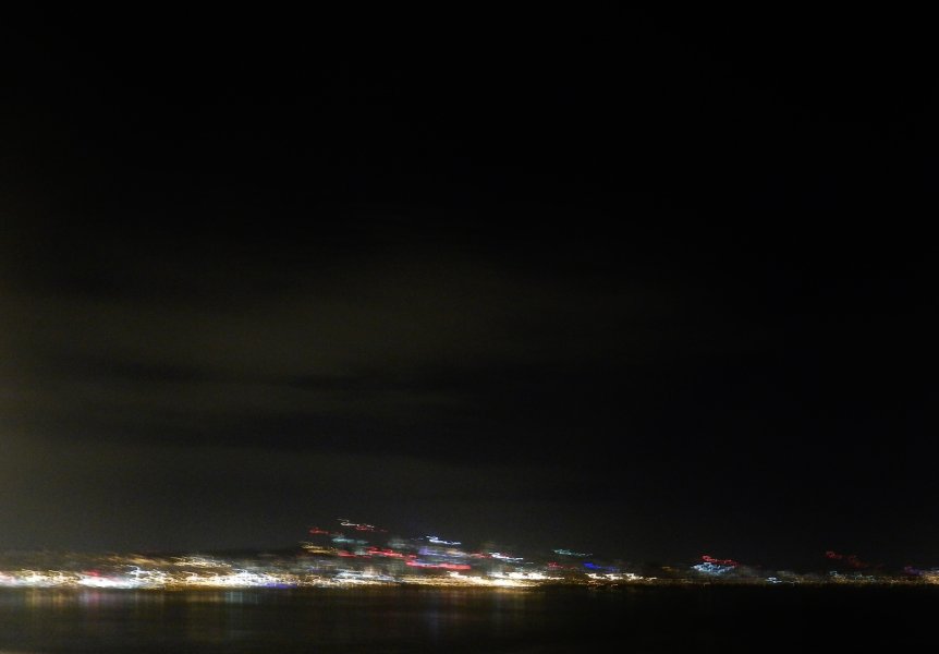 Night view of Montreal from a bridge was breathtaking (can't take a decent photo from a moving car of course)