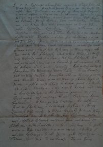 Facsimile of a letter from aga Soleiman to inhabitants of villages in vicinity of Zvolen and Banska Bystrica (March 2014) Facsimile of a letter from aga Soleiman to inhabitants of villages in vicinity of Zvolen and Banska Bystrica (March 2014)