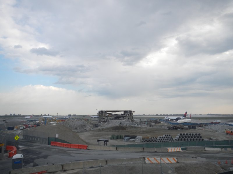 Terminal 3 is almost disassembled