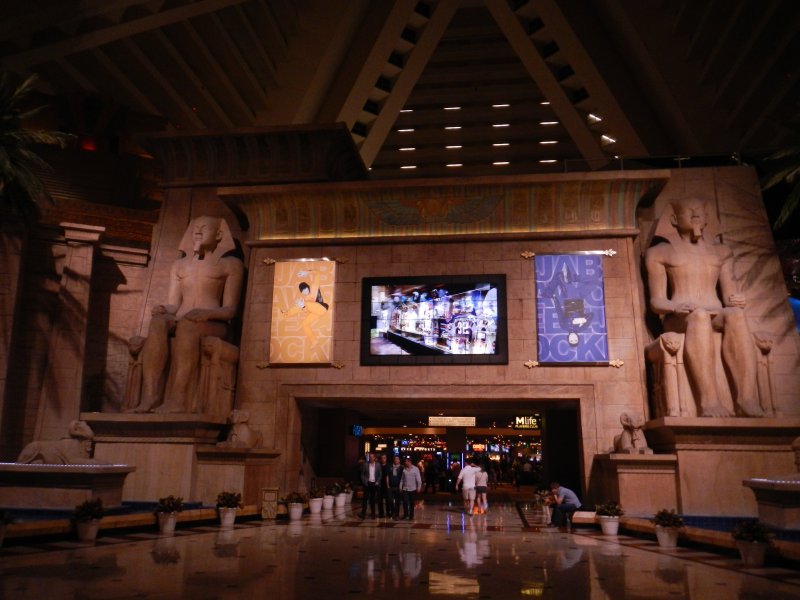 Inside Luxor Hotel