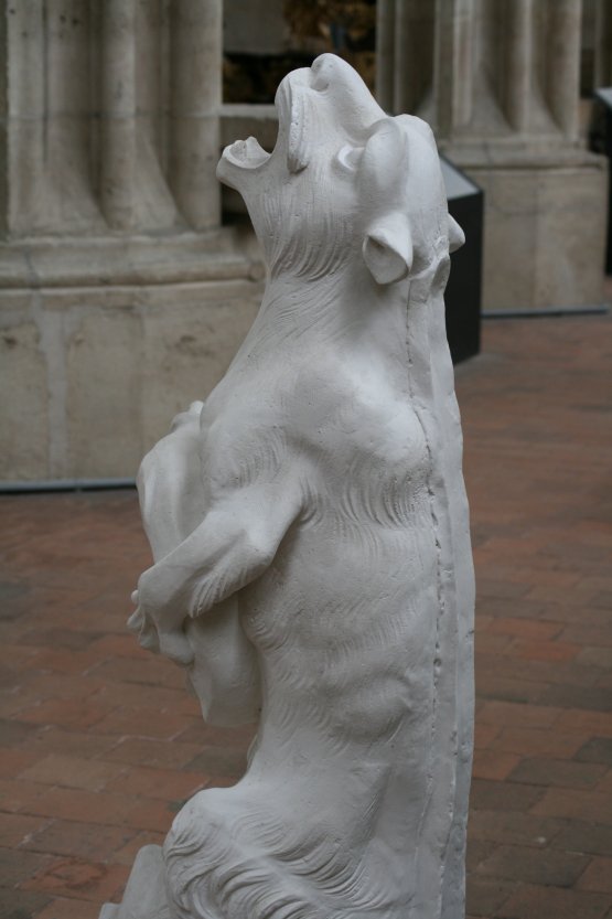 Gypsum model of a gargoyle