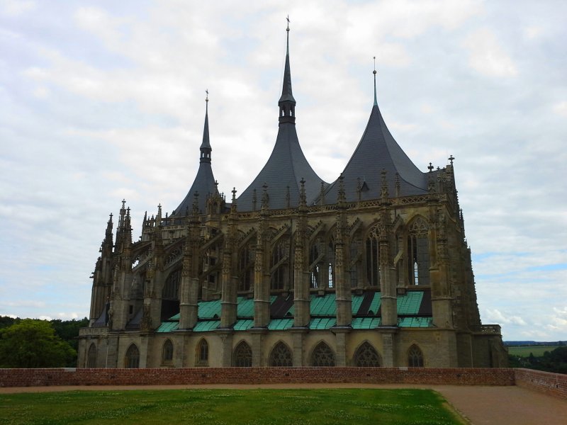 St. Barbora Church from outside (June 2014)