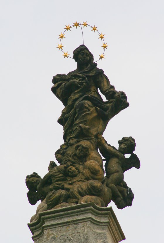 Statue on the top