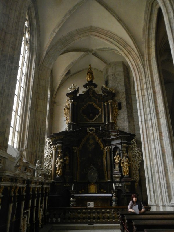 Altar in a side nave