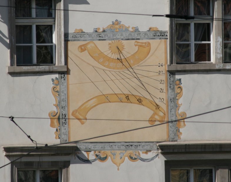 Sundial at Malostransk Square