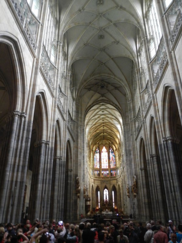 Inside St. Vitus Cathedral