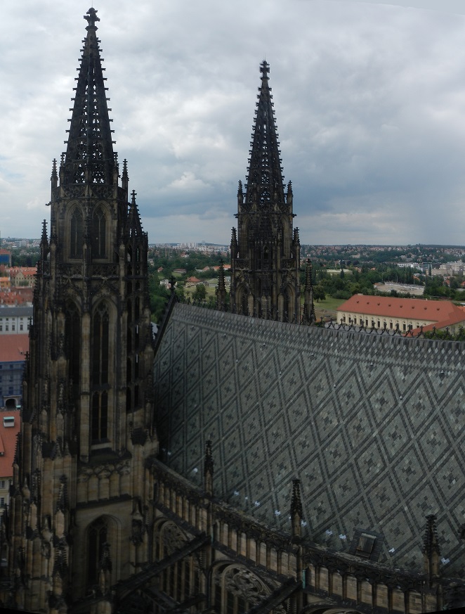 Looking from tower to towers