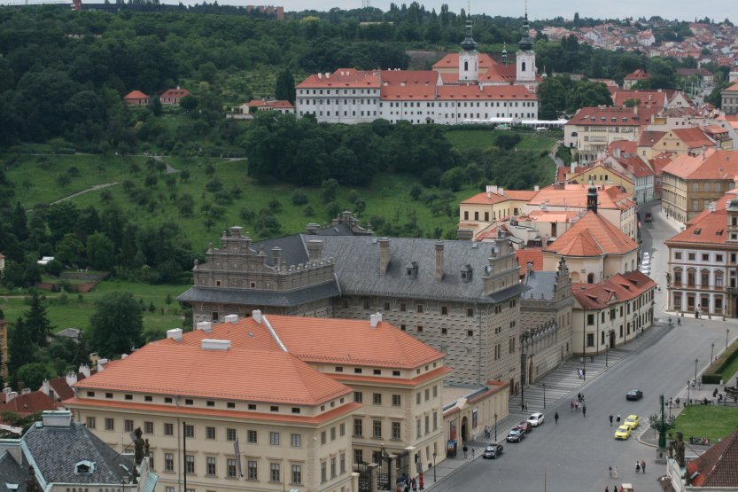 Schwarzenberg Palace is unique in Prague