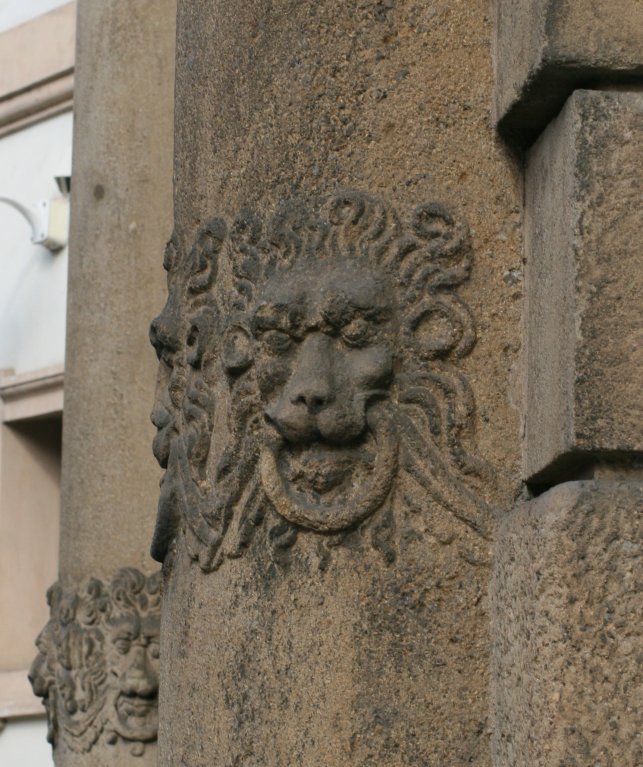 Lions guarding the Senate