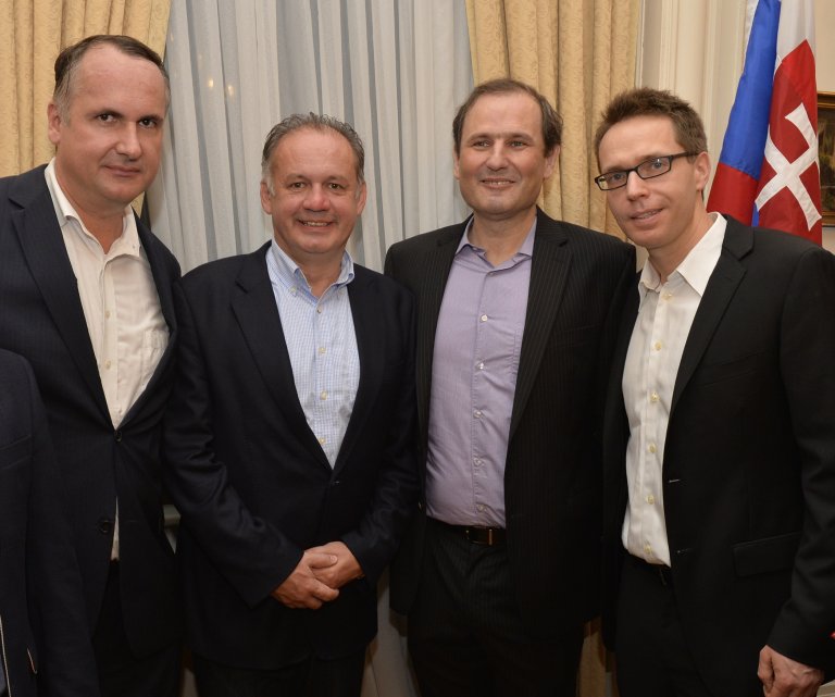 Coctail reception with the President of Slovak Republic, Andrej Kiska (September 2014)