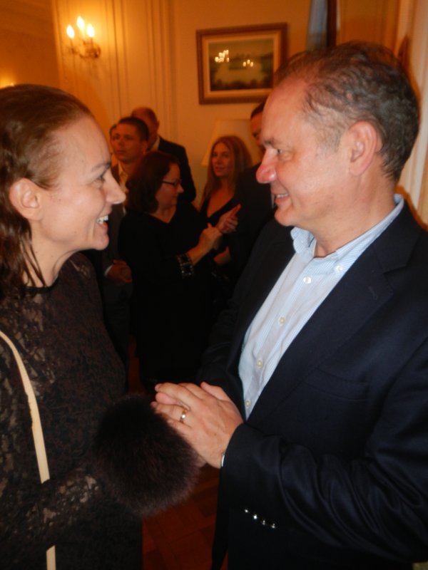 Coctail reception with the President of Slovak Republic, Andrej Kiska picture 39109