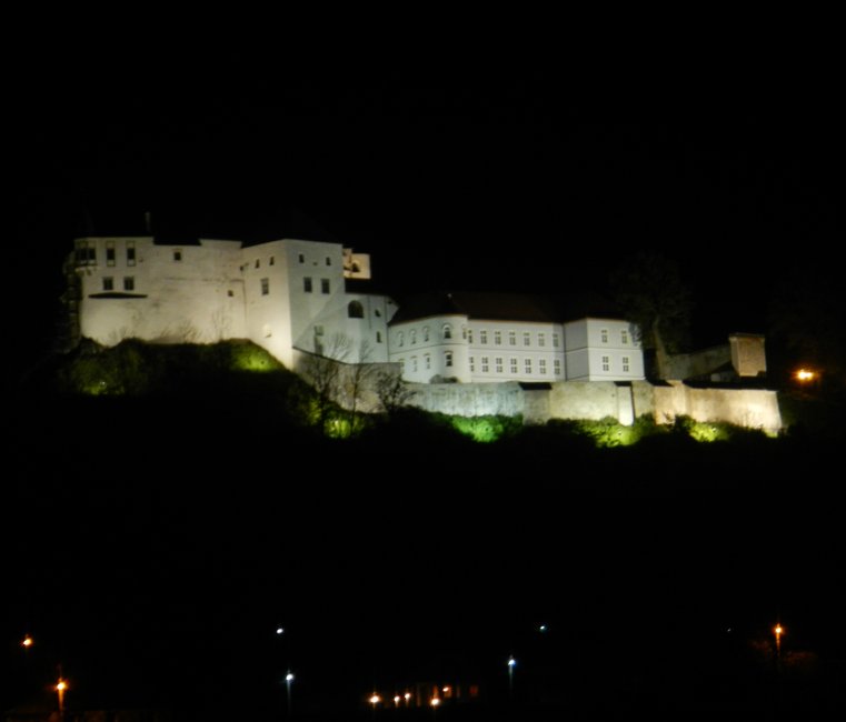Ľupča Castle - we stopped next to the road and took some pictures from distance