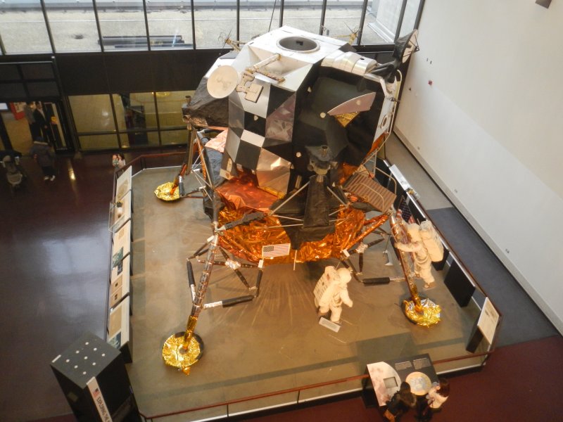 The same lunar module from a different angle