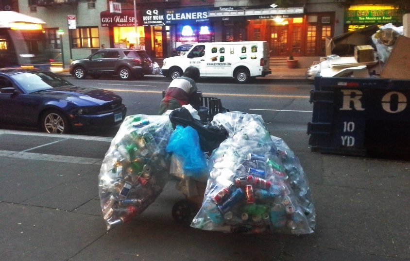 Garbage day in East Village