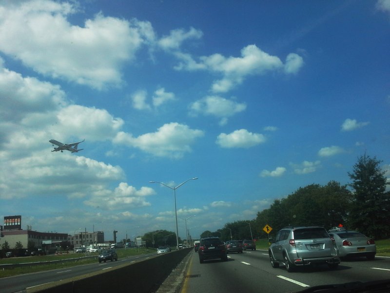 Air traffic near JFK