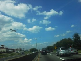 Air traffic near JFK (August 2015) Air traffic near JFK (August 2015)