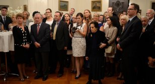 Reception with the Minister of Foreign Affairs Miroslav Lajčák (October 2015) Reception with the Minister of Foreign Affairs Miroslav Lajčák (October 2015)