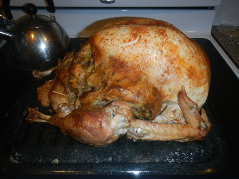 The turkey is ready...