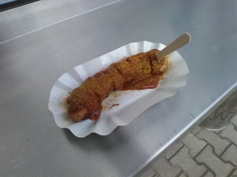 Berlin's specialty - currywurst