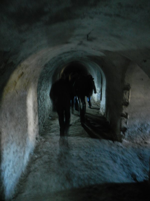 Catacombs underneath the walls of the Old Fortress