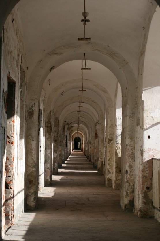 The hallway in the barracks is the longest in Europe - over 500 meters