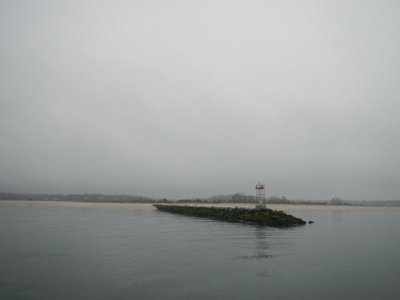 Leaving Port Jefferson heading towards even more fog