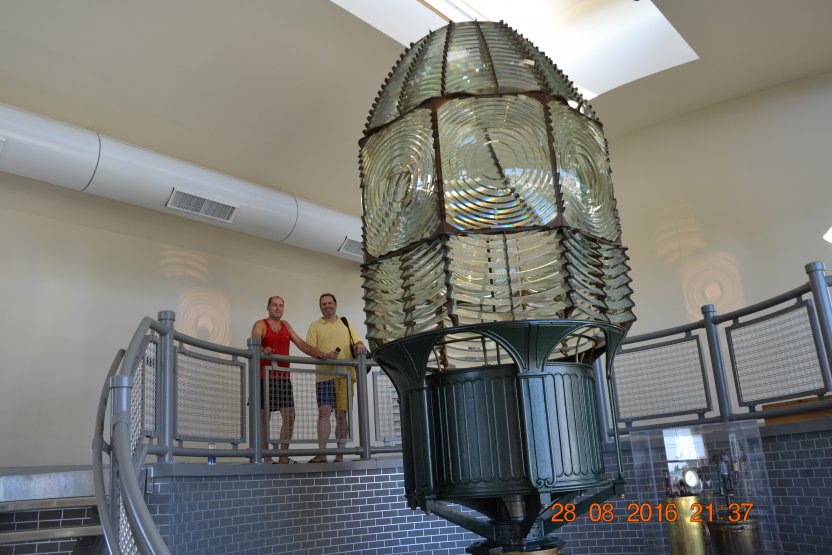 Original light with Fresnel lenses