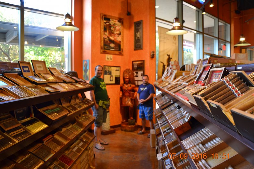 Inside one of the largest humidors in the world