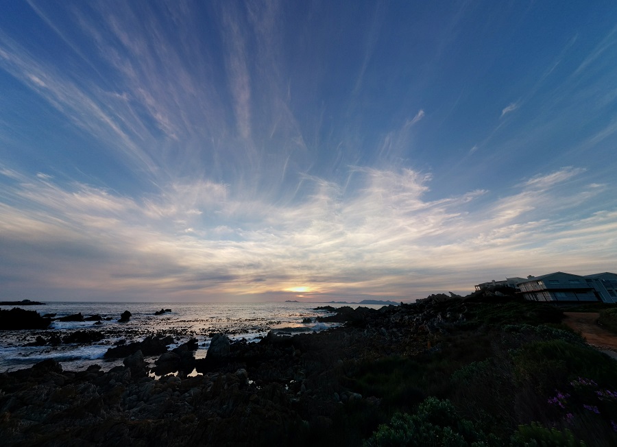 Sun setting on Cape of Good Hope