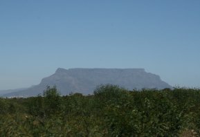 Table Mountain seen from Parklands (October 2016) Table Mountain seen from Parklands (October 2016)