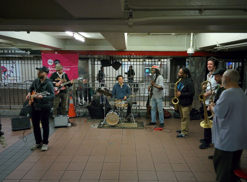 Alex LoDico Ensemble in 34th station subway picture 43842