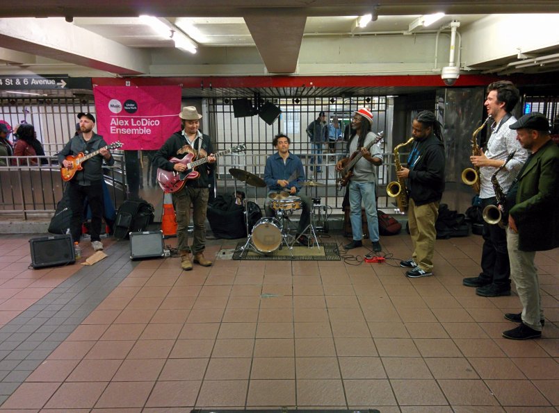 Alex LoDico Ensemble in 34th station subway picture 43848